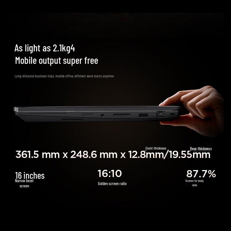 Lenovo ThinkPad P16v AIPC Профессиональная рабочая станция, ноутбук (Китайская версия)