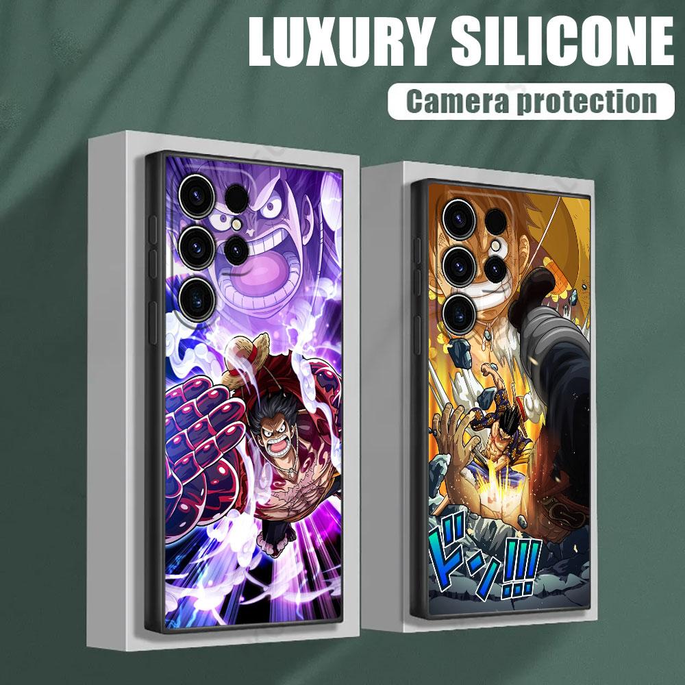 O-One Pieces Straw Hat Luffy Phone Case For Samsung Galaxy S25 S24 S23 S20 S21 FE S26 S22 Ultra 5G S26 Plus S25FE Silicone Cover