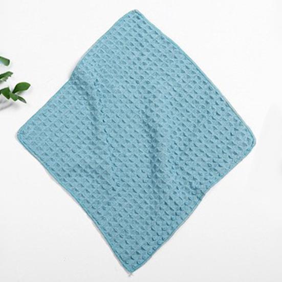 Полотенце 30x30 см, сильное водопоглощение, вафельный дизайн, не линяет, полиэстер-компаньон, подарочное полотенце, товары для дома