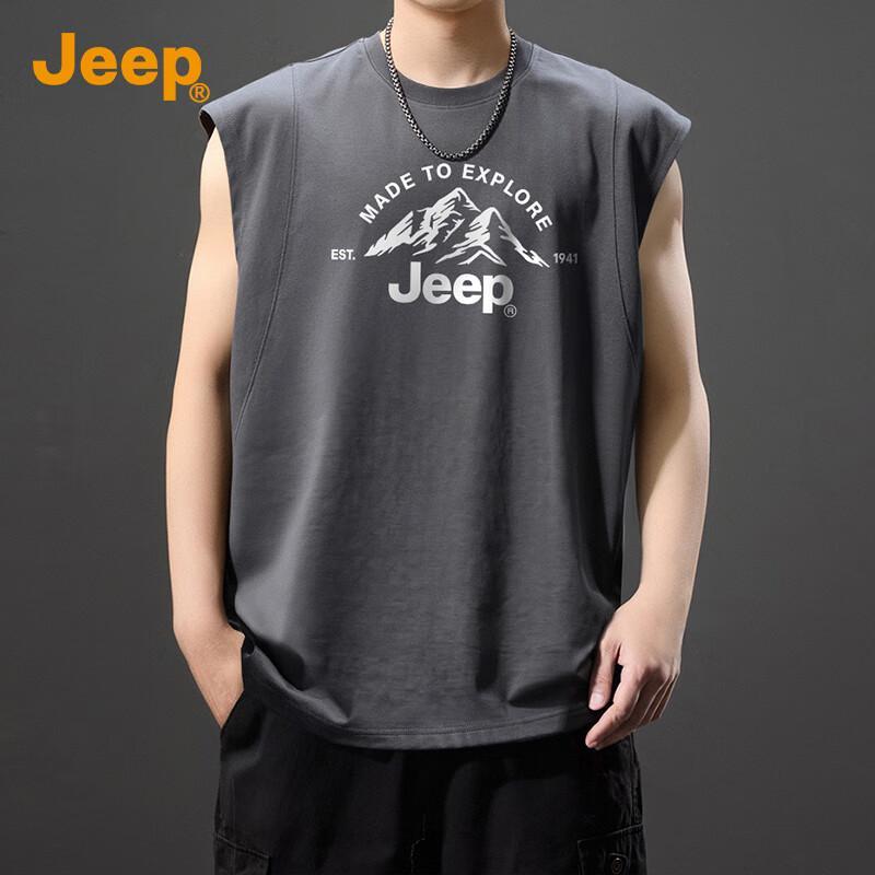 JEEP Men's Summer Casual Sleeveless Vest