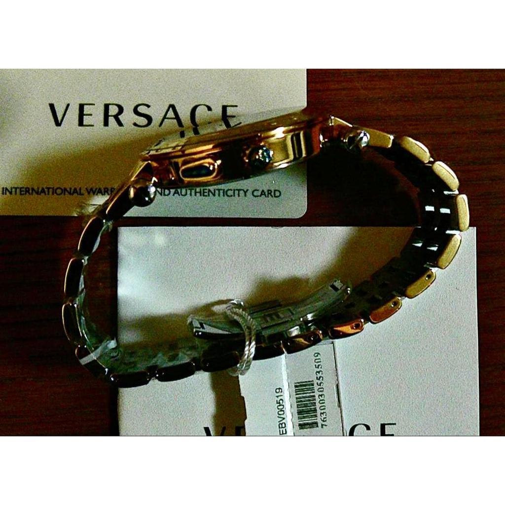 Used Unused item, Versace, Dual Time, Dual Date, Brand New Unused