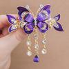1/3 шт. заколки для волос в виде бабочек со стразами, кисточки для волос в виде бабочки, винтажные заколки-хвосты в стиле бохо, аксессуары для волос для женщин и девочек, принадлежности для укладки