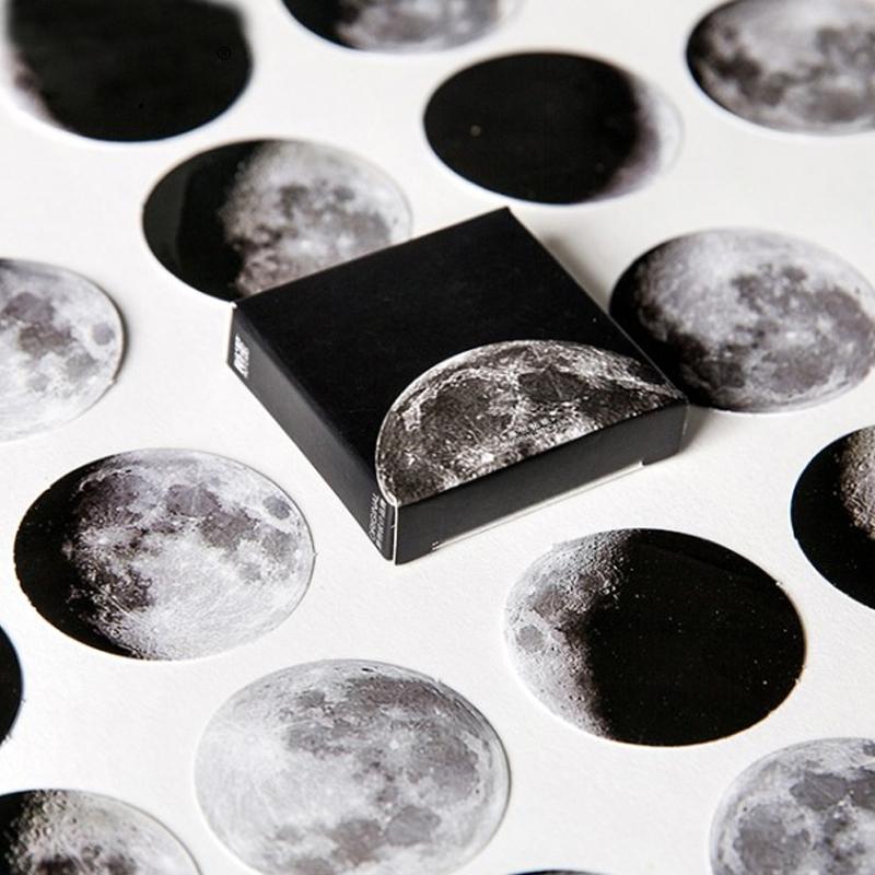 45 Pcs/box Cute Creative Moon Mini Paper Sticker Decoration Diy Ablum Diary Scrapbooking Label Sticker Stationery School Supply