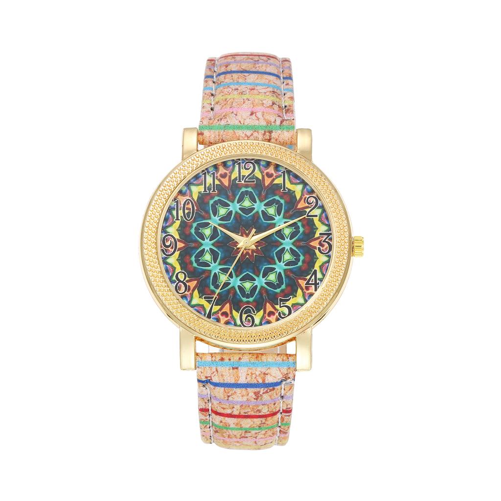 Новые женские часы студенческие наручные часы под дерево вертушка ретро полоса кожаный ремешок часы в этническом стиле