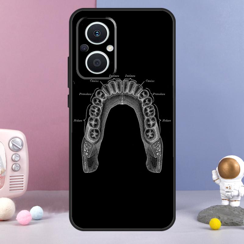 Чехол для телефона OPPO Reno 8 Lite 11F 12F 13F 14F 10 11 12 13 14 Pro OPPO Find X9 X5 X6 X8 Pro с рисунком "Зубной врач"