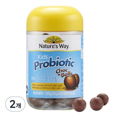 Nature's Way Пробиотики с лактобактериями для детей Шоколадный шарик 125 г, 125 г, 2 шт.