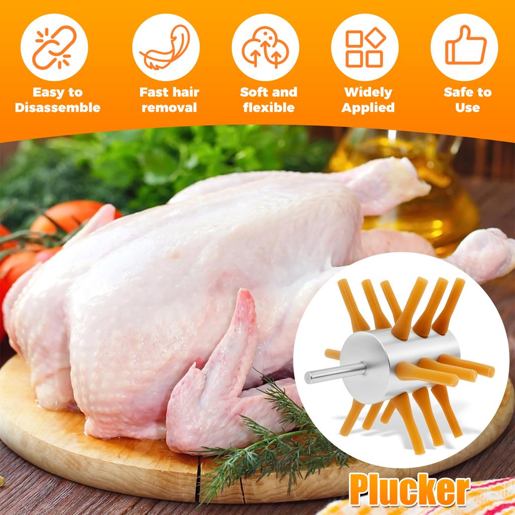 Птицещипальная машина из нержавеющей стали, экономящая время, прочная машина для ощипывания курицы, универсальные машины для депиляции птицы, ощипывание