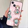 D-Russian Dolls Matryoshka Phone Case For iPhone 17 16 15 14 13 12 Max Plus Silicone Black Cover
