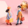 2 шт. парной куклы игрушечная модель кукольное украшение миниатюрное домашнее украшение своими руками