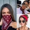 Hip Hop Women Bandana Scarf Girls Kids Punk Square Bandanas Headwear Fashion Bohemian Head Scarf Headbands Hair Accessories 2025
