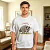 Unisex Unisex Tshirt Jimothy Cute Viral Short Spined Racoon T Shirts Hip Hop Summer Tees Streetwear Cotton Clothes Gift Idea