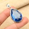 Tanzanite Gemstone Handmade 925 Sterling Silver Jewelry Gorgeous Pendant For Women
