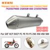 Глушитель выхлопной трубы для мотоцикла KTM HUSQVARNA SXF XCF EC FS 2016-2018 EXCF FE 17-19 Аксессуары для мотокросса Нержавеющая сталь