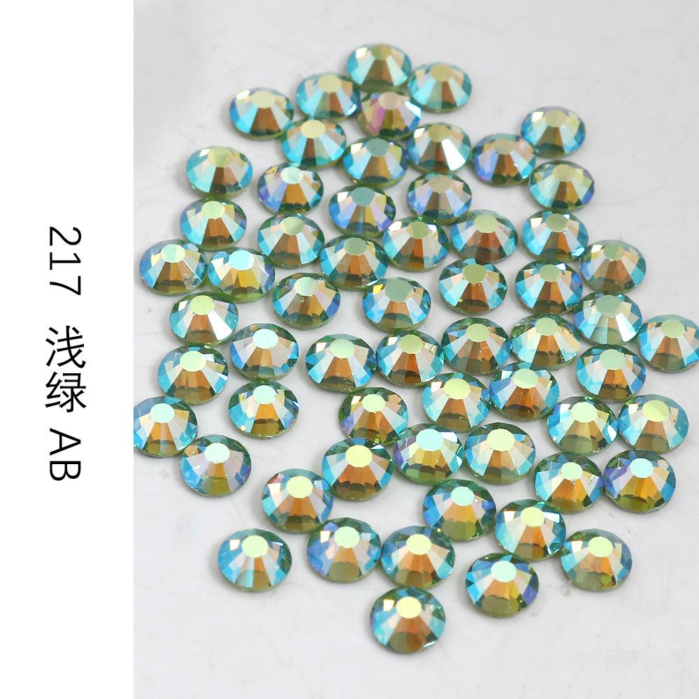 Ss3-Ss30 Разноцветные Стразы AB Стекло Плоское Дно Стразы-Бриллианты Кристалл Цветные Круглые DIY Наклейки для Маникюра Бриллиант