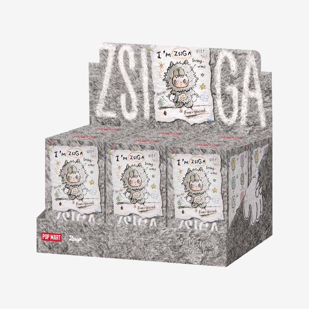 POP MART ZSIGA Я серия Zsiga - Виниловая Плюшевая Подвеска Слепой Бокс