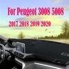 Для Peugeot 3008 5008 GT 2017 2018 2019 2020 Коврик на приборную панель автомобиля Защита от солнца Накладка Ковры для приборной панели Аксессуары с защитой от УФ-лучей