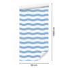 Azure Stripes Wallpaper, Clear Detail for Living Room and Bedroom 50x1000