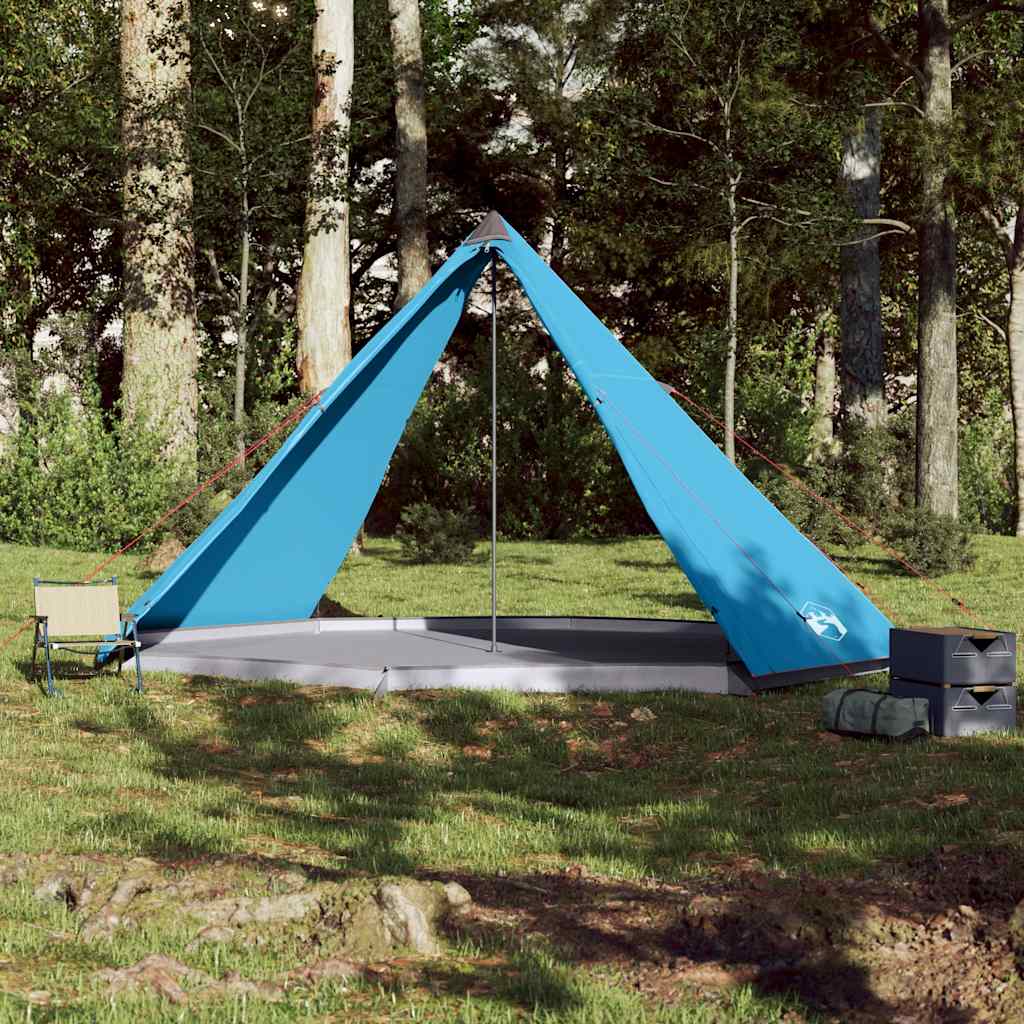 Tipi Family Tent for 8 Persons Blue Waterproof
