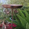 Freestanding Bird Bath Bowl with Stake Decorative Garden Feeder Tray Water for Balcony
