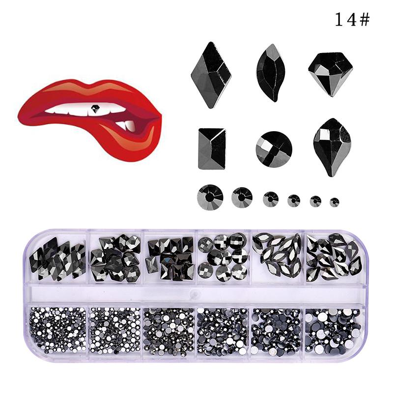 12-сетка зубные камни алмазный орнамент инструменты для поделок различные формы цветные зубы ювелирные изделия для зубных протезов акриловые стоматологические аксессуары