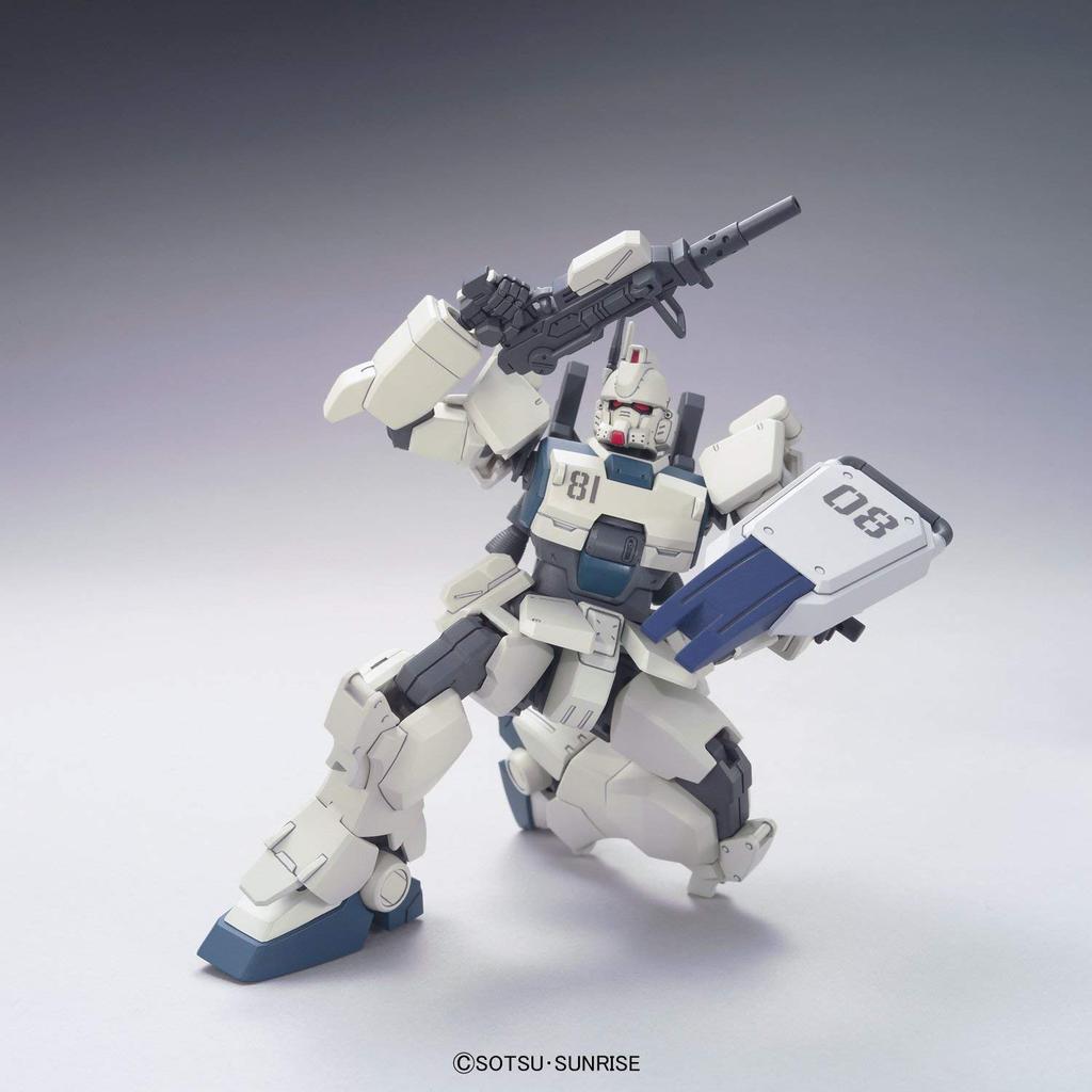 Bandai HGUC Mobile Suit Gundam RX-79 Ez-8 Gundam 1/144 Scale Pre-colored Plastic Model Kit