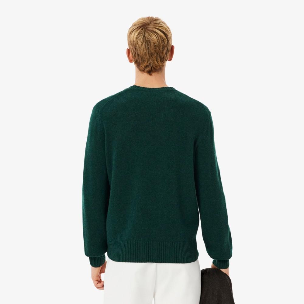 [lacoste] Men's Worsted Crewneck Sweater AH2916-55NYZP