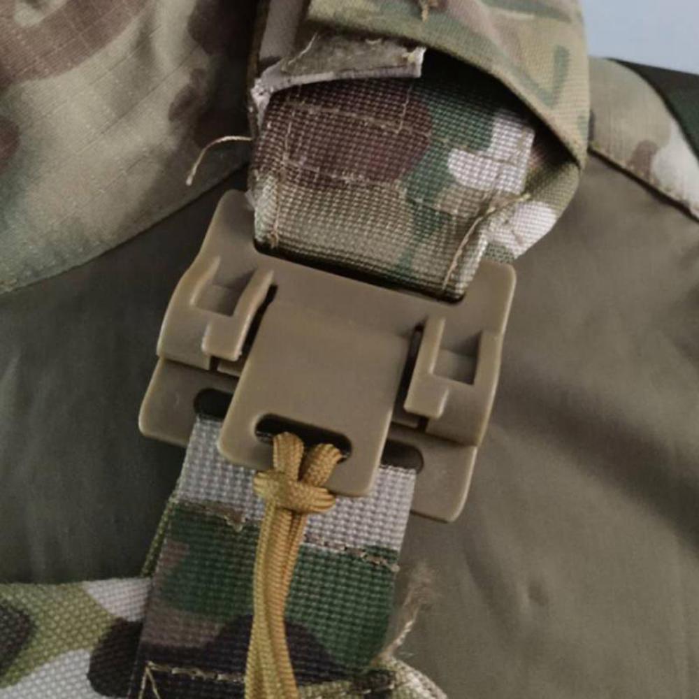 2 шт. Тактический жилет Пряжка быстрого сброса Ползунок Модуль полосы Molle Пряжка Быстрая разборка Тактический комплект креплений Охота