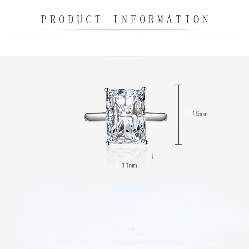 Sace Gems Классическое кольцо из медного сплава с цирконом, женские ювелирные изделия, свадебный подарок для вечеринки