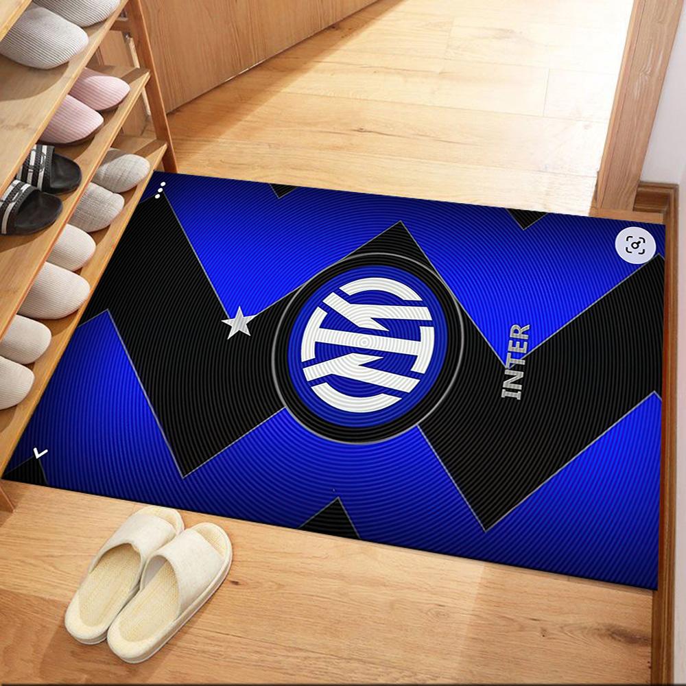 Inter Milan Area Rug Design For Kitchen Game Room Outdoor Dormitory Antislip Carpet Anime Office Decor Wedding Party Gift