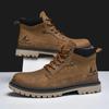 Handmade Men Boots Ankle Winter Leather Shoes Autumn Outdoor Hiking Boots Sneakers Hombres Botas High Top Footwear Anti Slip