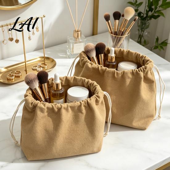 Outdoor Travel Carrying Bag Canvas Drawstring Storage Bag Heavy Duty Reusable Organizing Wear Resistant Utility Pouch Dust-proof Durable Container