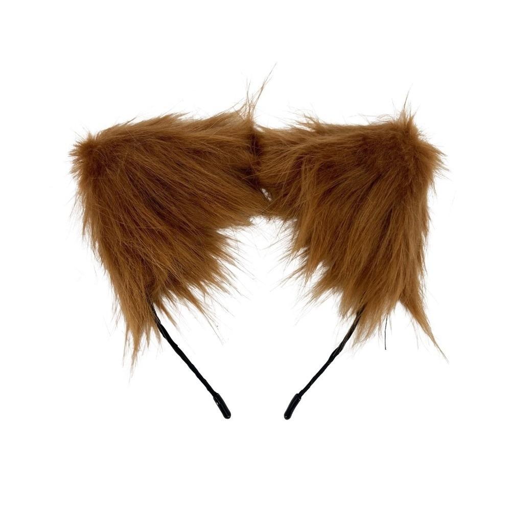 Furry Cat Ears Headband Artificial Cosplay Headband Cute Gothic Headband Photo