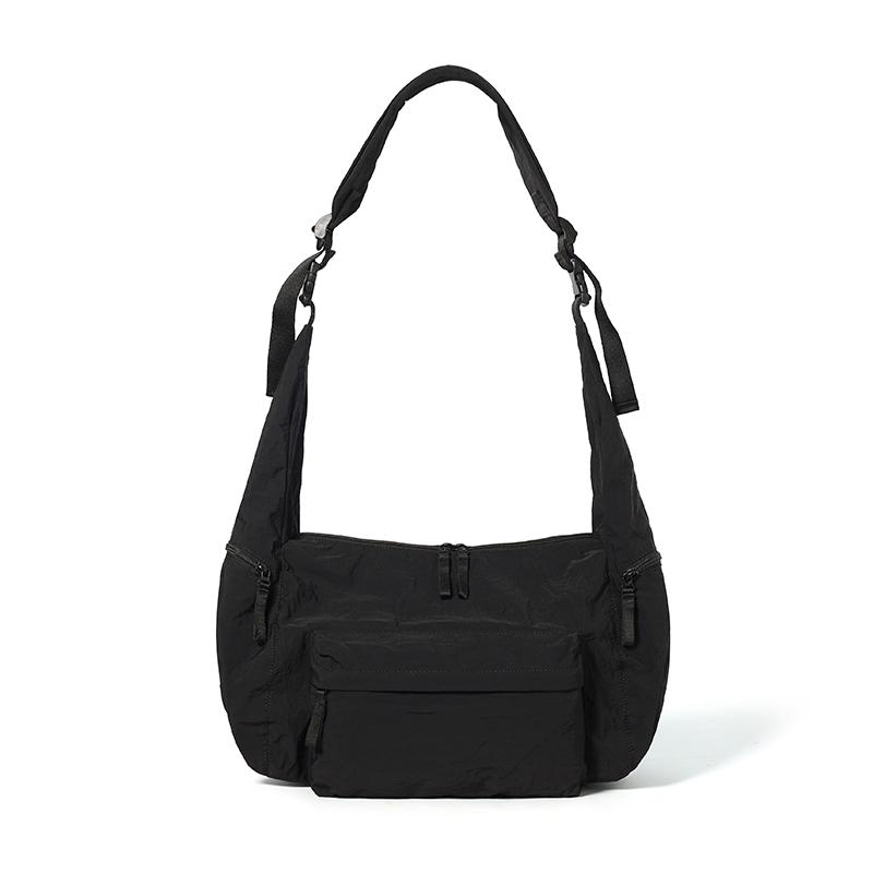 Waterproof Nylon Bag Unisex Large Capacity Sports Shoulder Bag Crossbody Bag