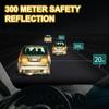 PATIKIL 2 набора светоотражающих полос Ночная высокая видимость Светоотражающая наклейка Водонепроницаемая Предупреждение о безопасности
