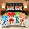 The Fixies Pattern Bedding Quilt Set Quilt Cover Pillowcase Home Birthday Gift(1 * duvet cover + 2 * pillowcase, without core)