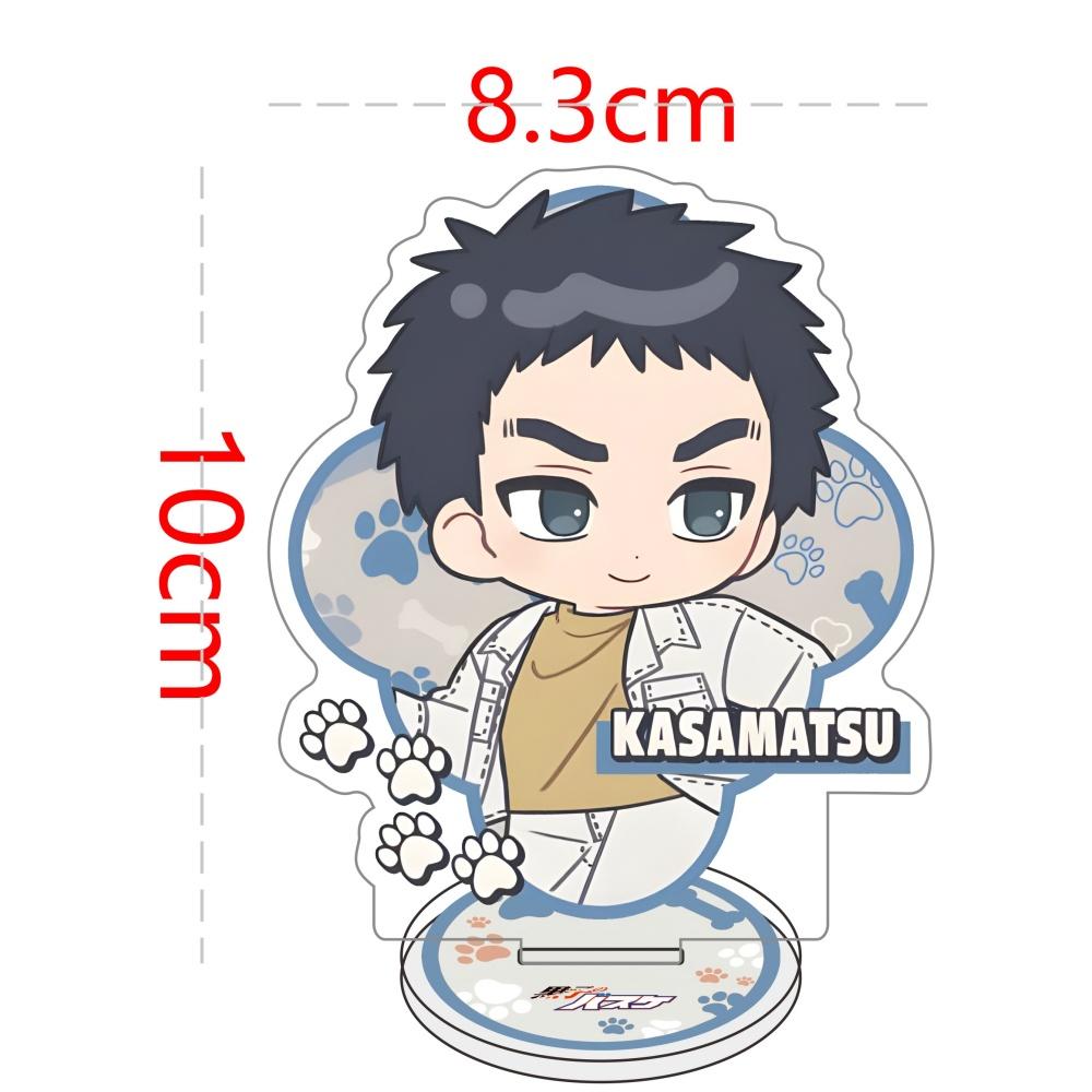 Anime Kuroko's Basketball Tetsuya, Taiga, Shintaro Midorima, Seijuro Atsushi, Kazunari Acrylic Stand Figure Model Plate Keychain