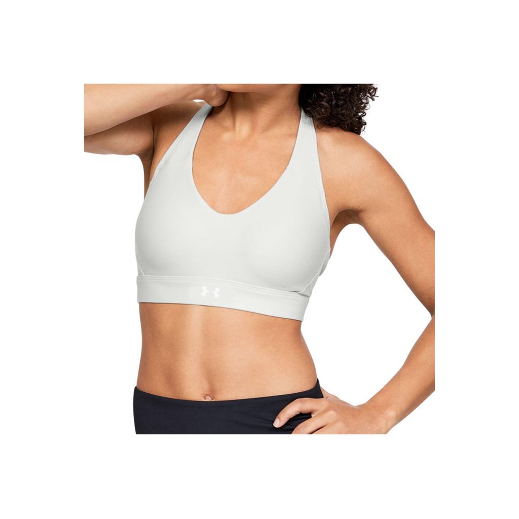 Under Armour Однотонное нижнее белье для фитнеса и йоги, спортивное нижнее белье для женщин, светло-серое 1311811-014