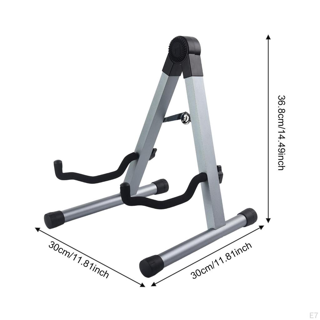 Складная гитарная стойка А-образной рамы Поролоновые держатели Стабильная поддержка Держатель для скрипки укулеле классической гитары
