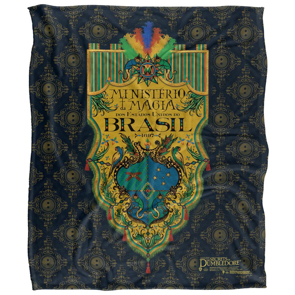 Fantastic Beasts Ministerio Da Magia Blanket