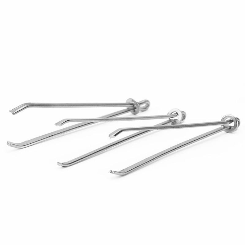 Pack Of 5 Elastic Band Threader Drawstring Threader Tweezers Easy Quick Insert Rope Threader Clip For Hoodies Pants