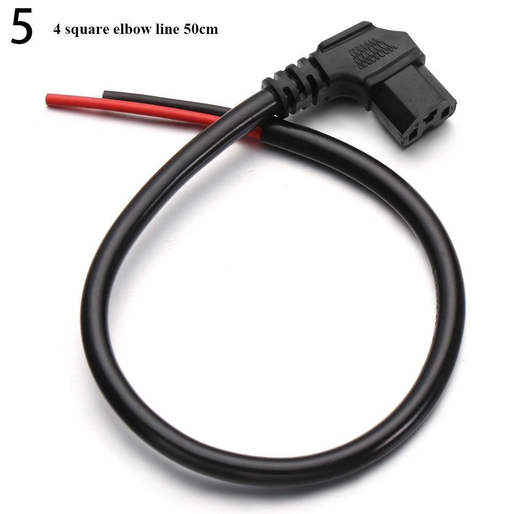 Кабельный провод Разъем для зарядки Гнездо для зарядки электровелосипеда Кабель типа T Детали для электрического трехколесного велосипеда