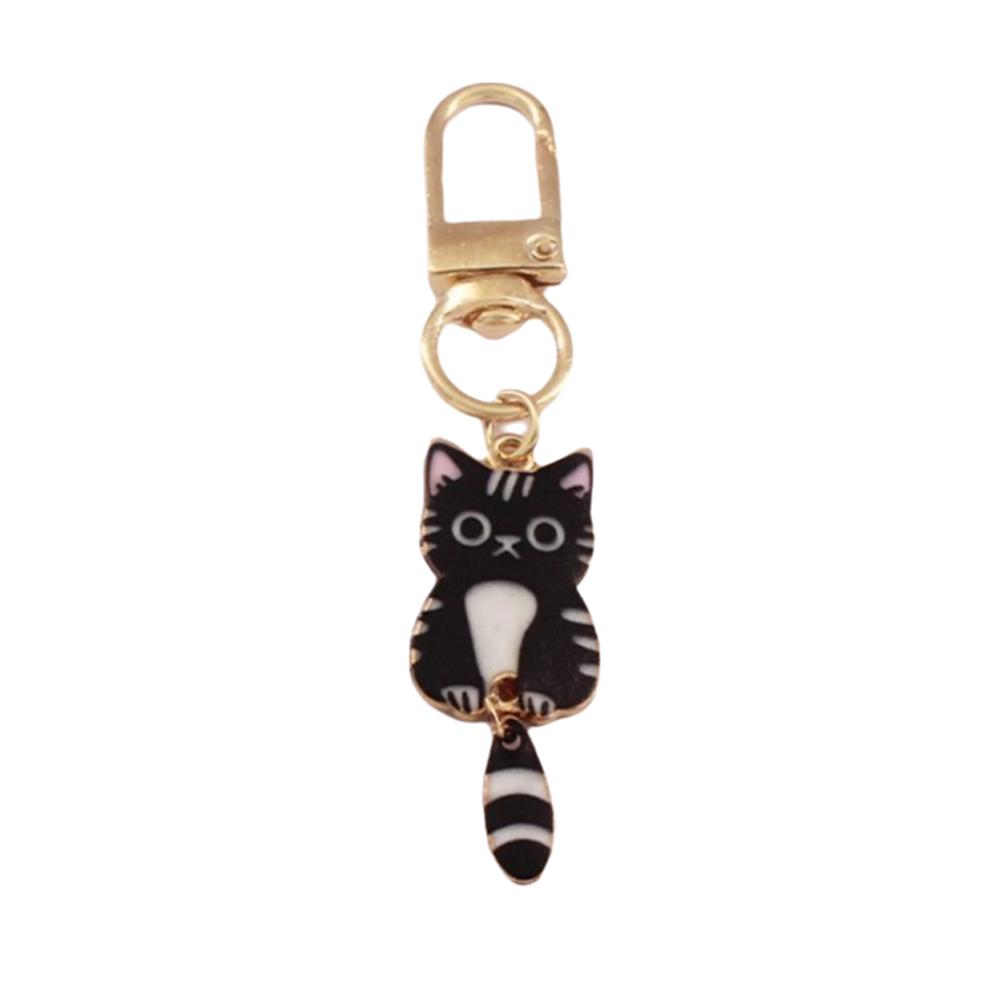 Cat Small Pendant Metal Bag Decoration Cute Key Chains Gift