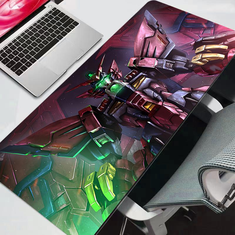 Big Mouse pad Gundam Professional E-sports gamers speed pc Gaming Rubber keyboard Mouse Pads New desk mat mousepad anime