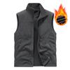 Men's Double-sided Velvet Vest with Warm Vest for Autumn and Winter, Casual Plus Size Camisole Jacket