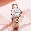 Часы OLEVS кварцевые милые легкие часы из нержавеющей стали водонепроницаемые светящиеся наручные часы для женщин розовое золото белые женские женские и