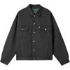 Levis Silver Label Solid Color Comfortable Loose Fit Long Sleeve Jacket Men Jacket Smoke-Gray A7306-0001