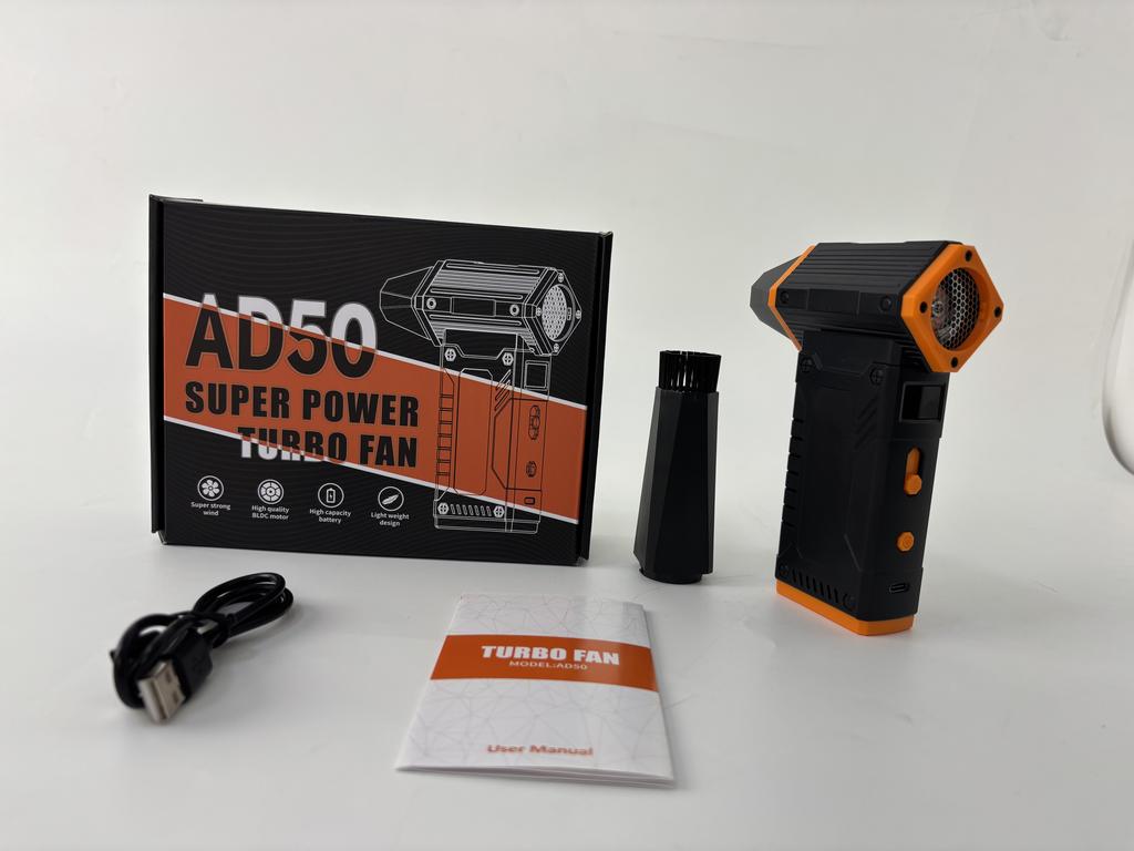 130,000 RPM Cordless Brushless Turbo Motor Mini Jet Fan Compressed Air Duster Blower Screen Cleaner Car Drying Portable Home Rug
