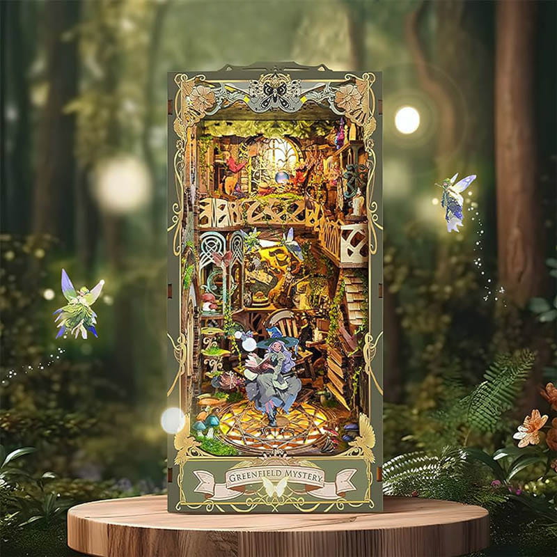 Book Nook Miniature House - Forest Sorceresses*