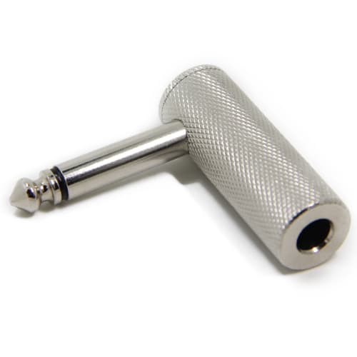 Wuernine L-образный адаптер кабеля для электрогитары, моно стандартный телефонный разъем к моно стандартному телефонному штекеру, 1 штука, переходник-удлинитель для эффекта