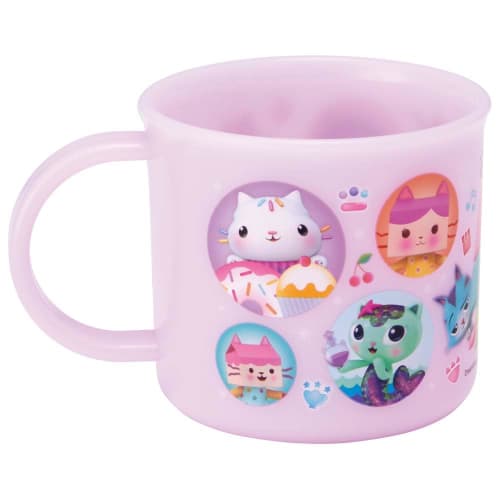Skater Children's Plastic Lunch Cup, 200ml, Dishwasher Safe, Made in Japan, Gabby's Dollhouse Girl KE4AAG-A